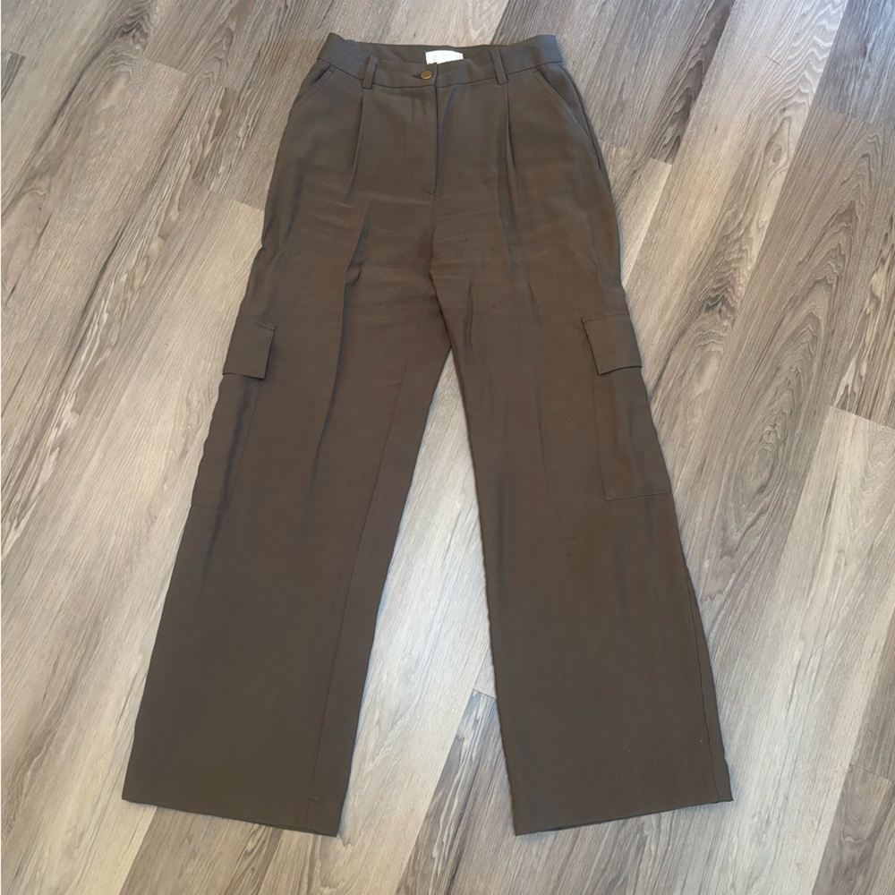 H&M wide leg cargo trousers